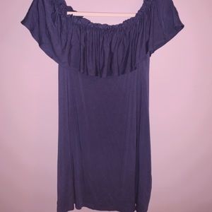 abercrombie and fitch blue dress